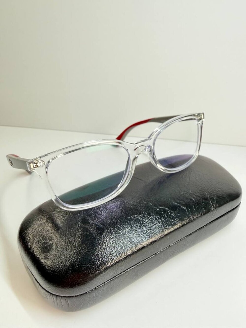 Ray-Ban RB 1586 3832 Eyeglasses – Transparent Frame | Excellent Condition
